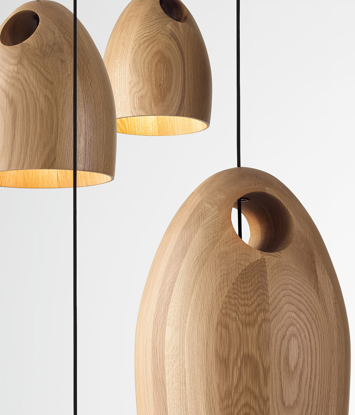 Pendant light timber discount